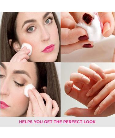 Spancare Cotton Balls - Eye Face Makeup & Nail Paint Remover (50 Pack) | Soft & Absorbent | International Shipping - Buy Online on SooperMarket.com
