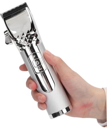Detailed Trimmer Comfortable Handle Electric Hair Trimmer Hair Clippers Long Use Time for Business Trip for Short Hair for Traver Home (Silver) - Buy Online on SooperMarket.com