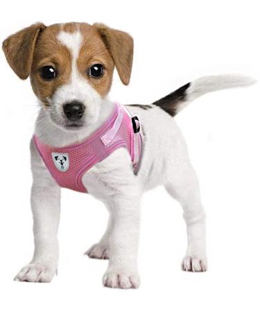 Pet's Playground Small Dog Harness | Dog Harness Small Dog | Puppy Dog Harness | Dog Harness For Puppies | Dog Harness For Small Dogs | Harness for Small Dogs UK | Extra Small Dog Harness | Pink | XS Pink Extra Small