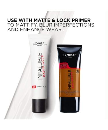 L'Or al Paris Infallible Pro-Matte Liquid Foundation - Ivory Buff 101.5 (1 fl oz) - Buy Online on SooperMarket.com