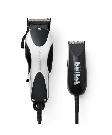 Wahl Professional - Sterling 4 Clipper and Bullet Trimmer Combo - Professional-Quality Electric Hair Tools - Silver