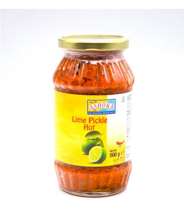 Ashoka Lime Pickle Hot Jars (3 X 500g) Ashoka Lime Pickle Hot 3 X 500g