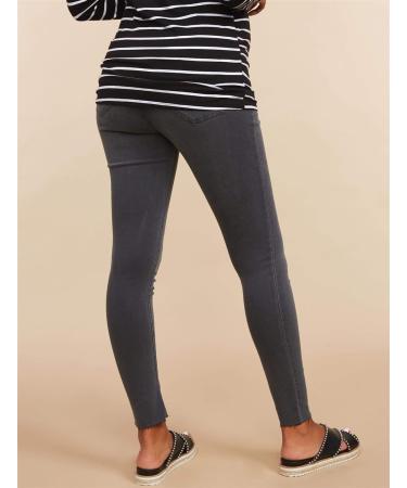 Motherhood Maternity Women's Indigo Blue Stretch Secret Fit Belly Ankle Denim Jegging Jeans - Grey Wash - Buy Online on SooperMarket.com