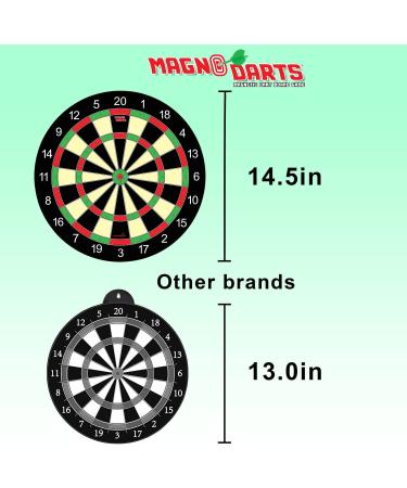 Magnetic Dart Board Game Set - Safe Indoor Outdoor Fun for Kids and Adults | 12pcs Magnetic Darts | Perfect Family Gift - Buy Online on SooperMarket.com