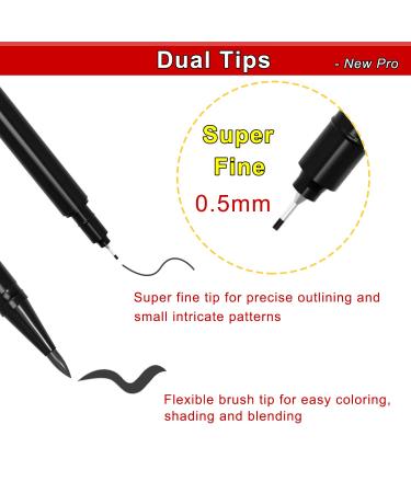 3pcs Black Food Coloring Markers | Double Sided Ultra Fine Tip Edible Pens | Food Grade Gourmet Writer for Decorating, Painting, Drawing | Ideal for Baking, Fondant, Cake, Cookie, Frosting | By Edibleink - Buy Online on SooperMarket.com