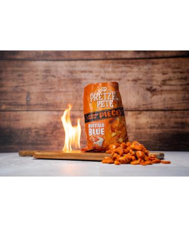 Pretzel Pete Buffalo Blue Seasoned Pretzel Pieces - 8 Pack (160g each) - Buy Online on SooperMarket.com