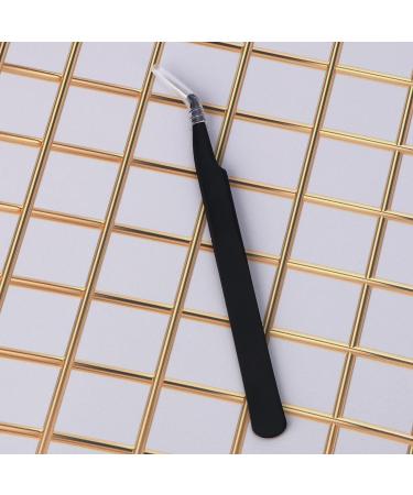 Professional Fine Point Tweezers - Sharp Precision Needle Nose Tip, Anti-Static Stainless Steel Curved Tweezer - Buy Online on SooperMarket.com