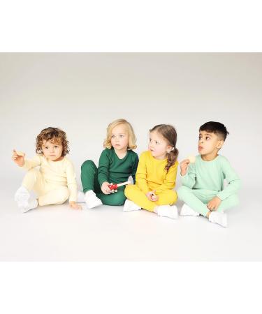 DreamBuy Ribbed Pyjama/Tracksuit/Loungewear Unisex for Boys and Girls, 20 Colours, 1-2 Years - Apricot - Buy Online on SooperMarket.com