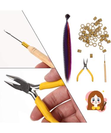 50pcs Colored Hair Extension Set - Hair Wig, Tinsel, Hair Band Kit for Women - High Temperature Wire, Bulk Wigs - European & American Style - Buy Online on SooperMarket.com