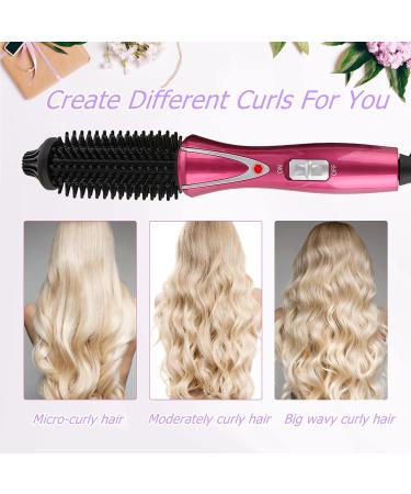 Electric Hair Curler Hot Curler Brush Professional Anti-Scald Instant Heat Up Curling Wands Instant Heat Styling Brush Suitable For All Hair Types (UK Plug(110-240V)) 1 Count (Pack of 1) - Buy Online on SooperMarket.com