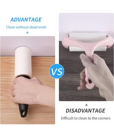 Juehu Lint Roll - 10 Pack 900 Sheets Fast & Easy Clothing Lint Roller with 2 Handles - Perfect for Dust Hair & Fluff Removal - Buy Online on SooperMarket.com