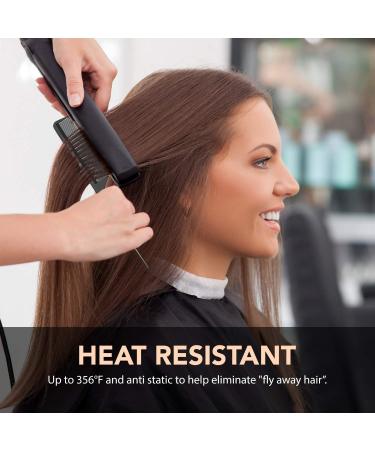 Professional 8.8 Inch Tail Comb - Black Carbon Fiber & Stainless Steel Pintail - Anti-Static, Heat Resistant Teasing Comb - Lightweight for All Hair Types - Buy Online on SooperMarket.com