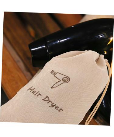 PRETYZOOM Linen Hair Dryer Bag Hair Blower Portable Hair Dryer Bag Dust Bags for Handbags Storage Bag Universal Velvet Bag Travel - Buy Online on SooperMarket.com
