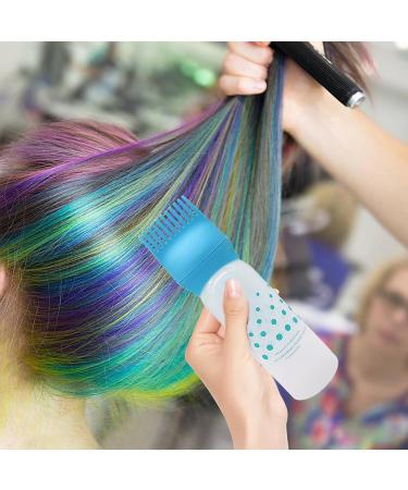 Lesunbak Root Comb Applicator Bottle Oil Applicator for Hair Dye Hair Dye Brush Bottle Lightweight Oil Bottle Applicator Brush for Hair Dyeing Scalp Blue - Buy Online on SooperMarket.com