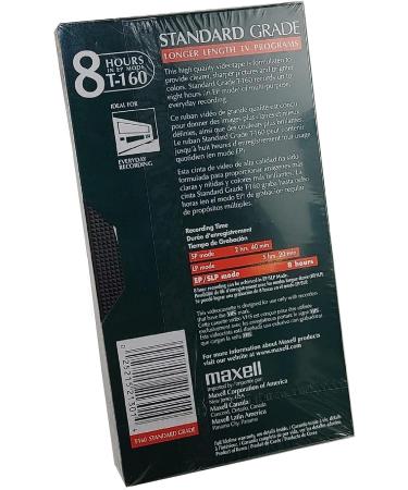 Maxell T-160 Std Standard Grade Videocassette - Buy Online on SooperMarket.com