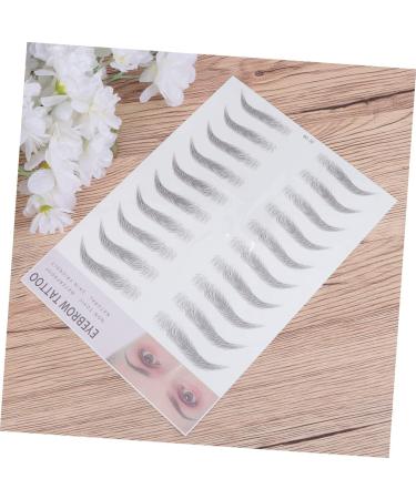 Gogogmee 2pcs 3d Stickers 3d Brow Stickers Brow Shaper Brow Tool Water Proof Template 6d - Buy Online on SooperMarket.com