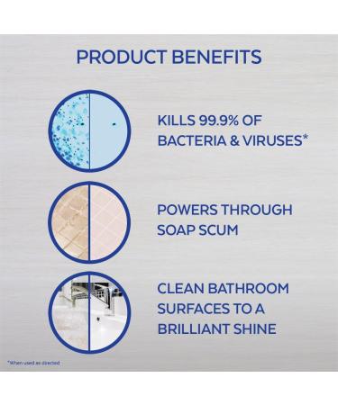 Lysol Power Bathroom Cleaner Spray 28oz - Deep Cleaning Formula - Buy Online on SooperMarket.com