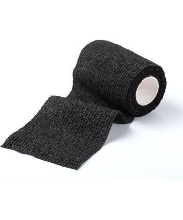 Buy Cojj 16 Pcs Self-Adhering Cohesive Bandage - 7.5cm x 4.5m Waterproof Elastic Bandage for Humans & Animals - Black - Buy Online on SooperMarket.com
