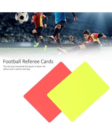 Estink Football Red and Yellow Card Set - Referee Tool for Matches in Schools or Stadiums - Buy Online on SooperMarket.com