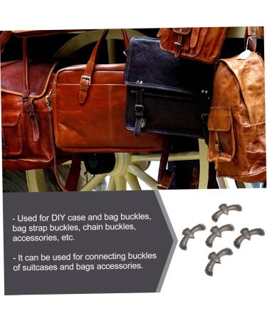 EXCEART Bag Making Supplies 5pcs Rivet Silver Accessories Brass Fittings Leather Kit Leather Rivets Screw Round Head Button - Buy Online on SooperMarket.com