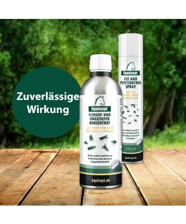 Equisept Fly & Vermin Concentrate for Horses - 500ml | Immediate & Long-Term Fly Spray Solution - Produces Up to 50 Liters - Buy Online on SooperMarket.com