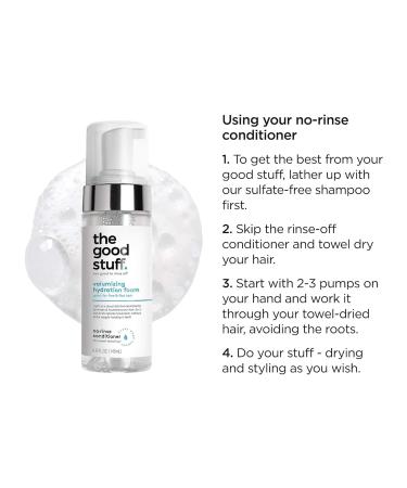 Buy The Good Stuff Volumizing Hydration Foam Conditioner - 4.90 oz | Best International Shipping & Hydration for All Hair Types - Buy Online on SooperMarket.com