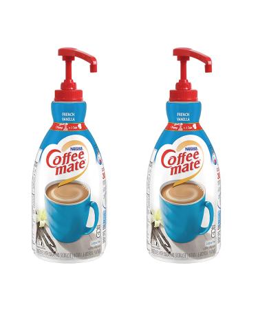 Coffee Mate Liquid Coffee Creamer Lactose Free French Vanilla No Refrigeration 1.5 Liter Pump Bottle (2-Pack) French Vanilla 2x1.5L