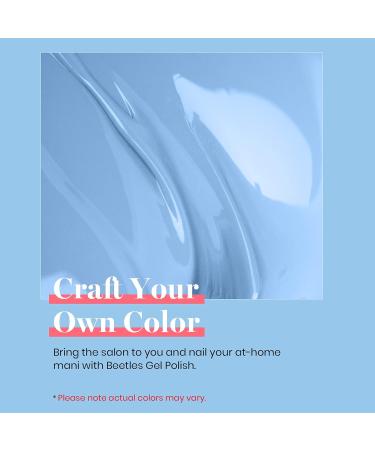 Beetles Baby Blue Gel Nail Polish - 15ml | Soak Off, UV/LED Lamp Required | Salon Quality at Home - Buy Online on SooperMarket.com