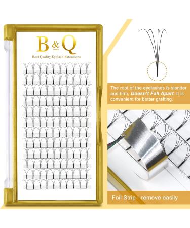 4D-0.07C 12mm Pre Made Fan Eyelash Extensions | Long Stem Russian Volume Lashes - Buy Online on SooperMarket.com