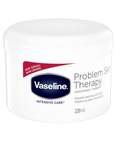 VASELINE Problem Skin Therapy Moisturizer Cream 220ml - Unscented Healing for Dry Skin | Shop Now - Buy Online on SooperMarket.com