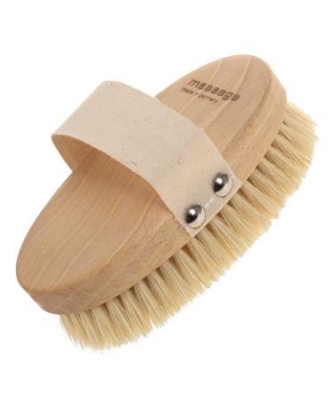 SIDCO massage brush care brush hand massage brush wooden body brush with natural bristles