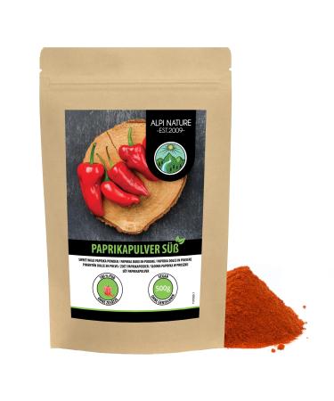 Sweet paprika (500g 1.1lb) sweet ground paprika paprika powder in resealable packaging 500 g (Pack of 1)