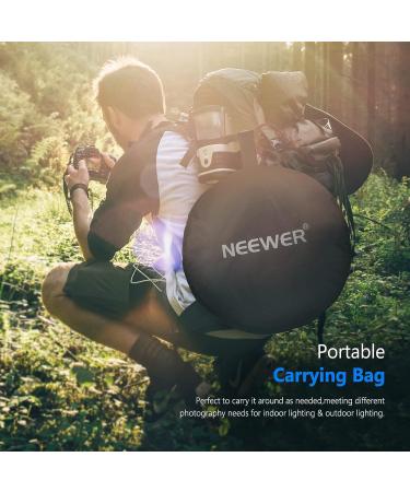 NEEWER 40x60 / 100x150cm 5-in-1 Collapsible Light Reflectors with Bag - Studio & Outdoor Photography Diffuser Set - Buy Online on SooperMarket.com