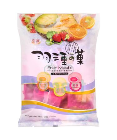 Royal Family Mochi 120g | Asian Food Snack ((Pack of 1) Fruit Mix) Fruit Mix 120 g (Pack of 1)