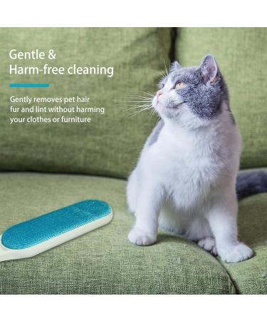 2 Pack Double Sided Furniture Lint Remover Brushes- Self Cleaning Pet Hair Cleaner for Sofa, Clothes, Carpet - Effective Hair Catcher Tool - Buy Online on SooperMarket.com