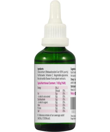 PINK SUN Stevia Vanilla Liquid Sweetener Drops 50ml x 3 - Natural Sugar Alternative - Vegetarian, Vegan, Gluten Free - Zero Calories - Bulk Buy - Buy Online on SooperMarket.com