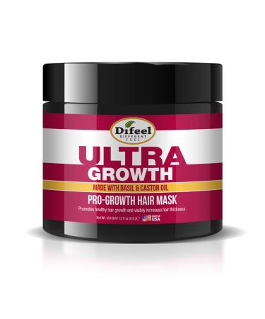 Difeel Ultra Growth Basil & Castor Hair Mask 12 oz.