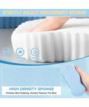 Super Soft Exfoliating Bath Sponge 3Pcs Set - Gentle Dead Skin Remover for Adults, Children, and Pregnant Women - Buy Online on SooperMarket.com