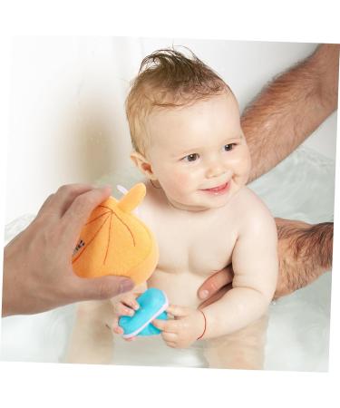 3pcs Kids Bath Ball Loofah Set - Cartoon Body Scrub Pouf & Exfoliating Mittens for Fun Bathing - Buy Online on SooperMarket.com