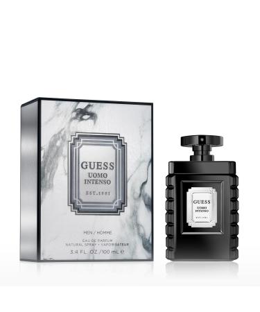 GUESS Uomo Intenso Eau de Parfum Cologne Spray for Men 3.4 Fl. Oz. 3.4 Fl Oz (Pack of 1)