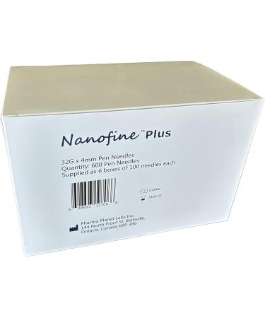4mm 32G Nanofine Plus Diabetic Pen Needles 6 boxes x 100 needles Pack of 600 - Buy Online on SooperMarket.com