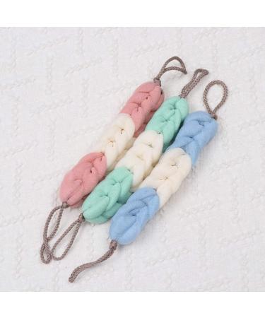 9pcs Sponge Body Scrubber Set with Rope | Bathing & Exfoliating Tool | Deep Cleanse for Back & Body | Home & Bathroom Supplies - Buy Online on SooperMarket.com