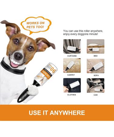 Cusbus Lint Rollers for Pet Hair - Extra Sticky, 450 Sheets, 5 Refills, Portable Pet Hair Remover for Dog & Cat Hair Removal on Clothes and Furniture - Buy Online on SooperMarket.com