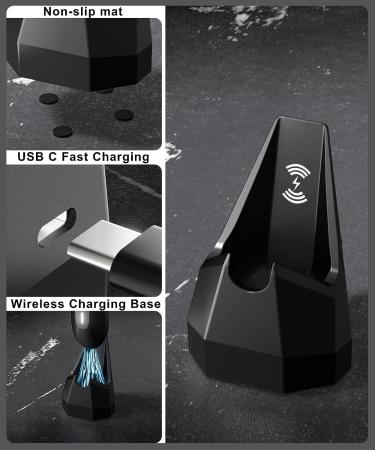 MANSCAPED 4.0 Charger Dock with AC Adapter - Wireless Charging Stand for Electric Groin Hair Trimmer - Buy Online on SooperMarket.com