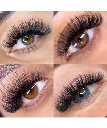 EMEDA 8D 0.07 C Mix 8-14mm Premade Fans Eyelash Extensions - Pointy Base Thin Base - Stable C Curl - Volume Lash Extensions - Buy Online on SooperMarket.com