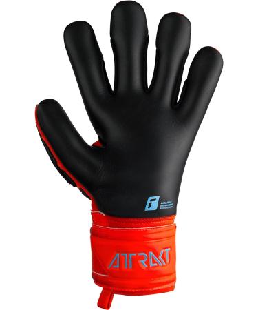 Reusch Men's Attrakt Freegel Goalkeeper Gloves - 8 Bright Red / Future Blue - International Shipping Available - Buy Online on SooperMarket.com