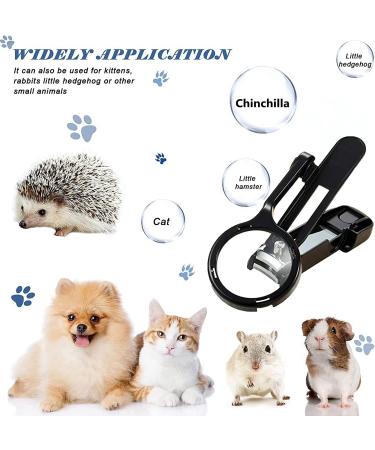 HAICHEN TEC Guinea Pig Nail Clippers with Magnifying Glass - Stainless Steel Claw Toenail Trimmer for Small Animals - Pet Grooming Supplies - Buy Online on SooperMarket.com