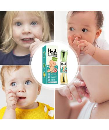 Thumb Sucking Stop 10ml Nail Polish | 10ml Kid's Anti-Biting Nail Polish Liquid Mild and Safe Nail Care Tool for Kids Adults Newborns and Teens - Buy Online on SooperMarket.com