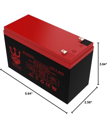 Neptune NT1275F2 SLA Battery Replacement - 12V 7.5AH 8Ah 9AH F2/F1 | Worldwide Shipping - Buy Online on SooperMarket.com