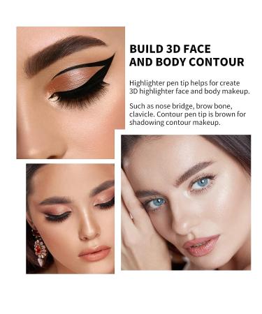 FREEORR 8 Colors Cream Contour Stick & Concealer - Full Coverage, Smooth Glide - 4 Pcs Highlighting & Shading Sticks - Buy Online on SooperMarket.com